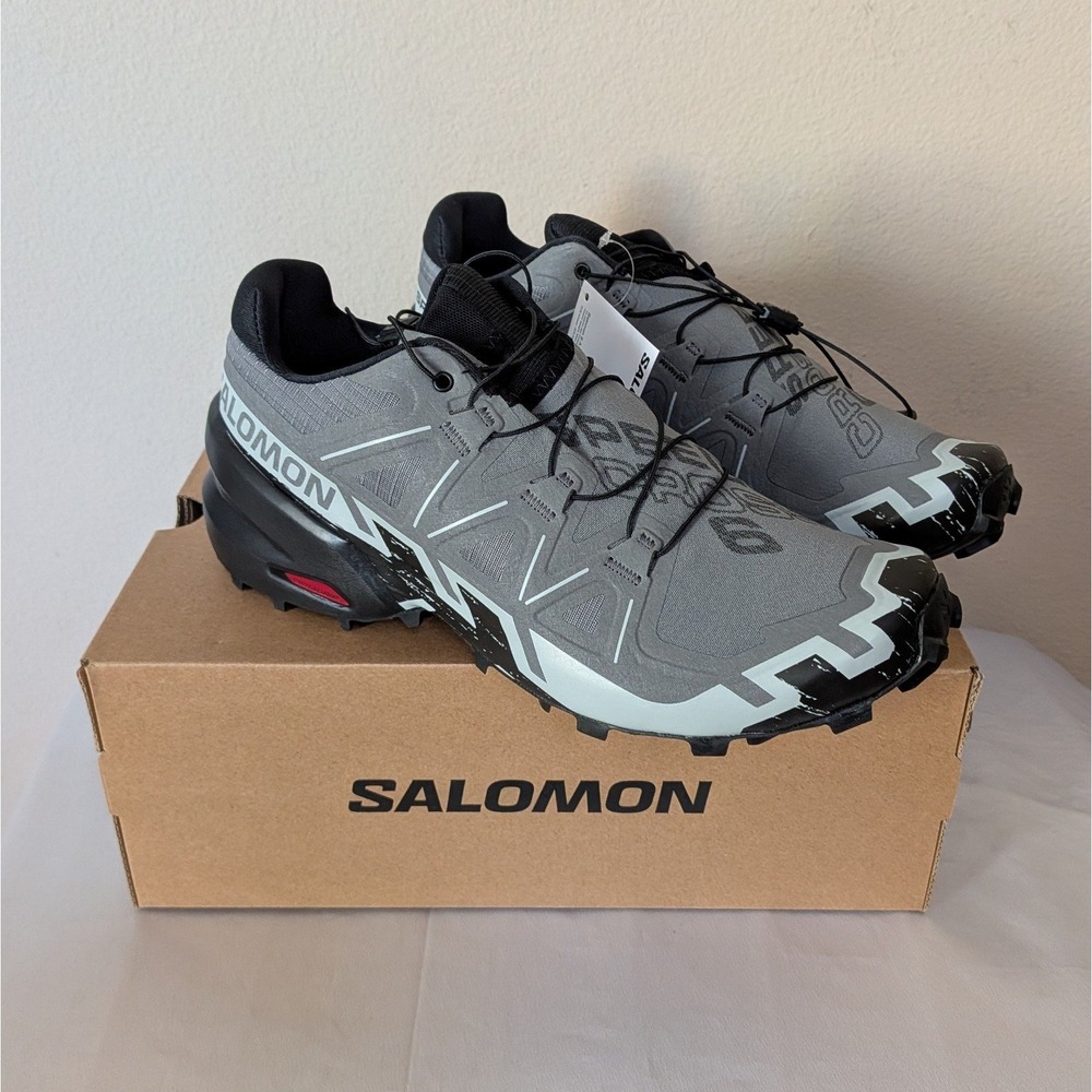 New Salomon Men's Speedcross 6 Shoes Gray US 9.5 (UK 9)